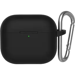 Чохол Blueo Liquid Silicone Case+Carbine для AirPods 4 Black (B44-A4BLK) [120741]