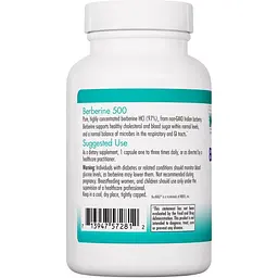 Берберин Nutricology Berberine 500, 90 вегетаріанських капсул (ARG-57281) - мініатюра 3