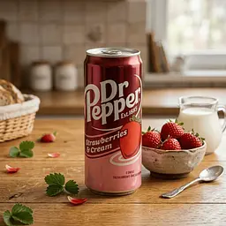 Газований напій Dr Pepper Strawberries & Cream 330 мл - мініатюра 3