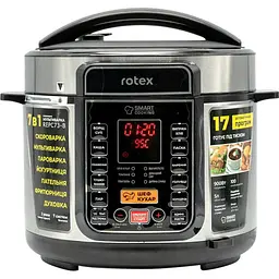 Мультиварка-скороварка Rotex REPC73-B [89420] - мініатюра 1