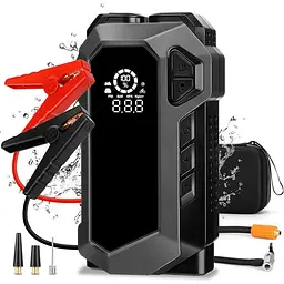 Пускозарядний пристрій Jump Starter 12V Diesel Universal, зарядний пусковий пристрій + автокомпресор (ST)