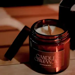 Ароматична свічка CANDLE CINNAMON SPA-догляд для шкіри рук 100 мл White Mandarin/ Choice - мініатюра 3