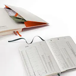 Блокнот Leuchtturm1917 Outlines, Paperback (B6+), Помаранчевий, Крапка (363019) - мініатюра 4