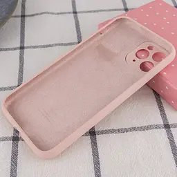 Чохол Silicone Case Full Camera Protective AA для Apple iPhone 12 Pro Max 6.7" Рожевий / Pink Sand - мініатюра 2