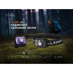 Ліхтар налобний Fenix HL12R V2.0 сірий - мініатюра 5