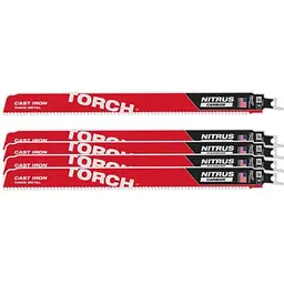 Полотно для шабельних пил TORCH CARBIDE NITRUS MILWAUKEE, 300х3,1мм, (5шт), (метал)