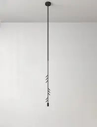 Підвісний стельовий світильник Babich Studio Colos Black (RAL 9005)