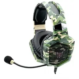 Дротова гарнітура Onikuma Gaming with LED K8, USB, 3.5mm, 2.2m, Camouflage-Green