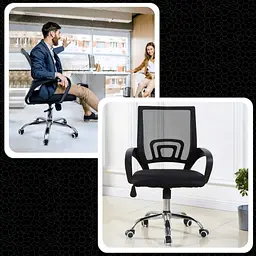 Офісне крісло Yato Middle Black (100006) - мініатюра 10