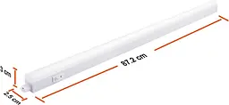 Підсвітка для кухонної шафи, 14 Вт, 87,5 см, 1250 лм, da LIGHT LED 4000 K Нейтральна біла Under-Unit Light Strip Кухонна лампа - мініатюра 3