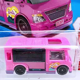 Базова машинка Hot Wheels Mattel Barbie Dream Camper рожева (5785) JJH96-N521 - мініатюра 3