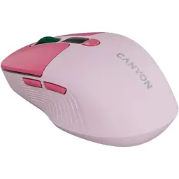Мишка Canyon MW-26 LCD Silent Wireless/Bluetooth Pink (CNS-CMSW26P) - мініатюра 4