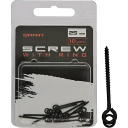 Гвинт для бойлів Brain Screw With Ring 25mm (10 шт/уп) SGCA-8026-25