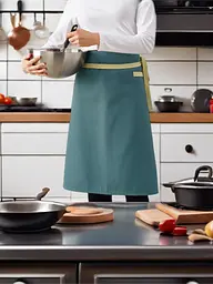 Фартух короткий ІКЕА 69х65 см блакитний - мініатюра 3