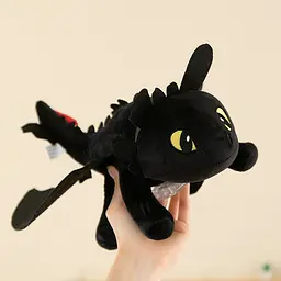 Фігурка How to Train Your Dragon Toothless Як приручити дракона Беззубик м'яка іграшка 27 см (ST HTYD T 27) - мініатюра 2