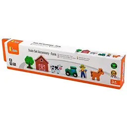 Набір для залізниці Viga Toys Ферма (50812) - мініатюра 3