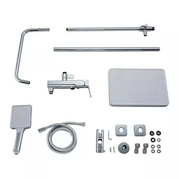 Душова система Frap F2484, Хром - мініатюра 5
