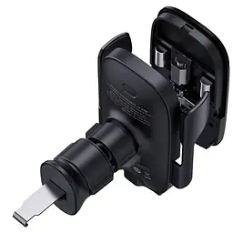 Автотримач з БЗП Baseus Milky Way Pro Wireless Charging Electric Car Mount 15W (C40357000111-0) Cluster Black - мініатюра 5