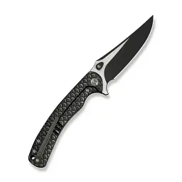Ніж складаний туристичний Weknife Dracarys, (9.1 см) Böhler M390 / титан 6AL4V чорний - мініатюра 2