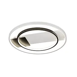 Люстра стельова LED Levistella 7871021, 52W, біло-чорна, з пультом, сучасний стиль для дому - мініатюра 3