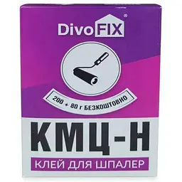 Клей для шпалер ДИВОЦВІТ 280г КМЦ-Н (200+80гр.)