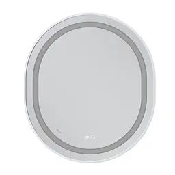 Дзеркало Mixxus Premium Ellipse MV05-80x70-Reverse white MP6645, Білий - мініатюра 9