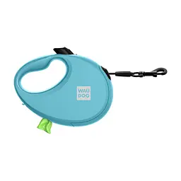Повідець для собак WAUDOG R-leash з контейнером для пакетів L до 40 кг 5 м блакитний (26292) - мініатюра 2