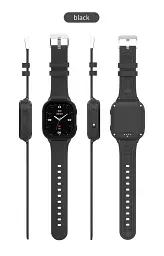 Смарт-годинник дитячі Wonlex KT19 RPO 4G з камерою WI-FI GPS SIM-карта Black (16992) - мініатюра 4