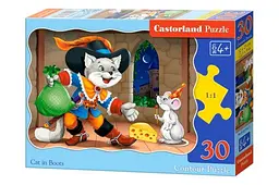 Пазли "Кіт у чоботях" В-03730 Castorland 30 елементів