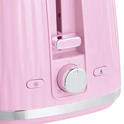 Тостер Eden 800Вт, пластик, підігрів, разморозка, малиновий Russell Hobbs kuh0014916 - мініатюра 4