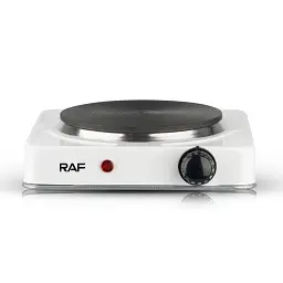 Електроплита настільна RAF R.8010A 1 конфорка дискова 1000W White (3_02420) - мініатюра 2