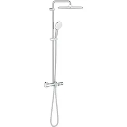 Душова система настінного монтажу з термостатом для ванни Grohe Tempesta System 250 Cube 26975001, Хром