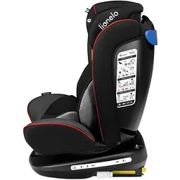 Автокрісло Lionelo Bastiaan Sporty Black з білою основою, чорне (LO-BASTIAAN SPORTY BLACK) - мініатюра 8