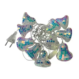 Гірлянда світлодіодна від мережі Дзвіночки Y25-42WW 19630 2 м 10 LED теплий жовтий - мініатюра 2