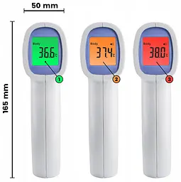 Медичний термометр (пірометр) 0-100 °C WINTACT WT3652 - мініатюра 9