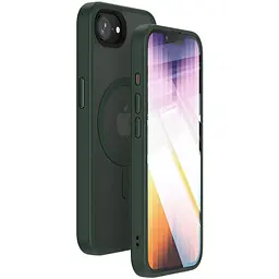 Чохол Ummi Colorful with MagSafe для Apple iPhone 16e / 17e (6.1) Зелений / Dark Green