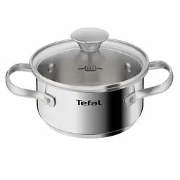 Tefal Кастрюля Tefal Minis, з кришкою, 1л, нержавіюча сталь, скло