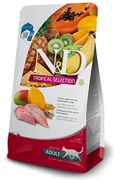 Сухий корм Farmina N&D TROPICAL SELECTION CHIECKEN NEUTERED для стерилізованих котів з куркою та тропічними фруктами 10 кг