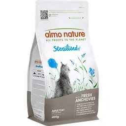 Сухий корм для стерилізованих котів Almo Nature Holistic Cat зі свіжим анчоусом 400 г