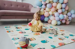 Дитячий двосторонній складаний килимок Poppet Морський сезон і Зимові сови, 150х180 см (PP007-150) - мініатюра 10