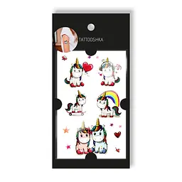 Тату Дружні єдинороги EC-662 (5805800010298) shop (5805800010298) - мініатюра 1