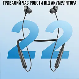Бездротові вакуумні навушники для спорту SPORT Чорні - мініатюра 6