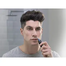 Тример Remington Nano Series Lithium для носа та вух чорно-синій NE3870 - мініатюра 8