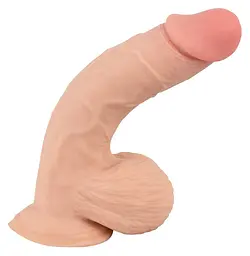 Реалістичний фалоімітатор Orion NS Dildo with Movable Skin, 18.7 см (тілесний) - мініатюра 6