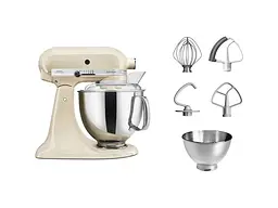 Кухонна машина KitchenAid Artisan 5KSM175PSEAC з відкидним кремовим блоком 4.8 л - мініатюра 3