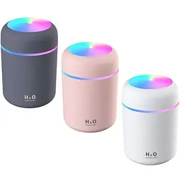 Зволожувач повітря H2O Humidifier Colorful ультразвуковий dark grey (DQ-107) - мініатюра 5