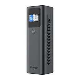 Повербанк 27000mAh Choetech B670 Grey 140W QC3.0 PD3.1 TFT Smart дисплей (43-00169)