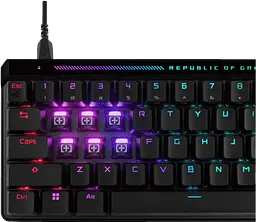 Клавiатура Asus ROG Falchion Ace Magnetic Switches RGB Black (90MP03VE-BKUA20) - мініатюра 3