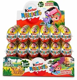 Набір 10 шт Kinder сюрприз Meglepetes Szavanna Csaladjai Сім’я савани - мініатюра 2