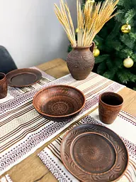 Лляна серветка з українським орнаментом Промінь 30х40 см 28 шт. - мініатюра 3